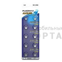 Элемент питания SAMSUNG PLEOMAX AG1 (364) LR621 LR60 Button Cell (10/100/1000/98000)