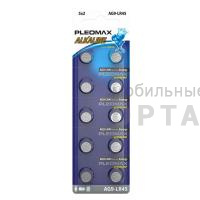 Элемент питания SAMSUNG PLEOMAX AG9 (394) LR936, LR45 Button Cell (10/100/1000/70000)