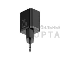 СЗУ комплект Type-c to Type-c Baseus Super Si Quick Charger 1C 25W EU Sets Black
