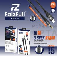 Переходник Aux-Type-C FaizFull FP55 Black Переходник Aux-Type-C FaizFull FP55 Black