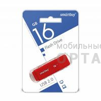 Флешка USB 16 Гб Smartbuy  Dock  красный Флешка USB 16 Гб Smartbuy  Dock  красный