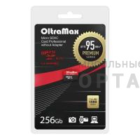 Карта памяти 256 Гб MicroSDXC OltraMax Class 10 Premium UHS-I U3 (95 Mb/s) без адаптера Карта памяти 256 Гб MicroSDXC OltraMax Class 10 Premium UHS-I U3 (95 Mb/s) без адаптера