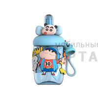 Бутылка для воды Crayon Shin-chan Tritan Space Cup 650ml LX-4174 Blue Бутылка для воды Crayon Shin-chan Tritan Space Cup 650ml LX-4174 Blue