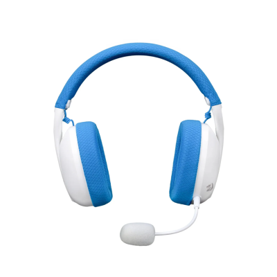 Наушники беспроводные накладные REDRAGON Ire Pro (BT,2.4G), белый/синий
